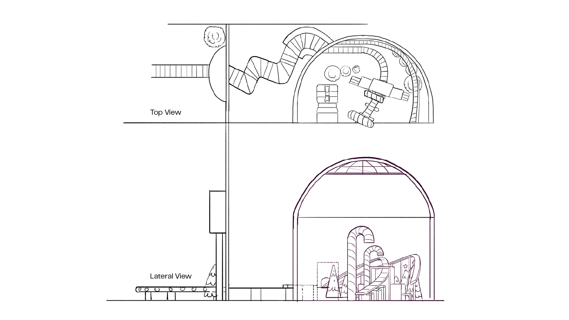 Behind-the-scenes process mixing 2D illustration and 3D for Disney Channel Xmas campaign.