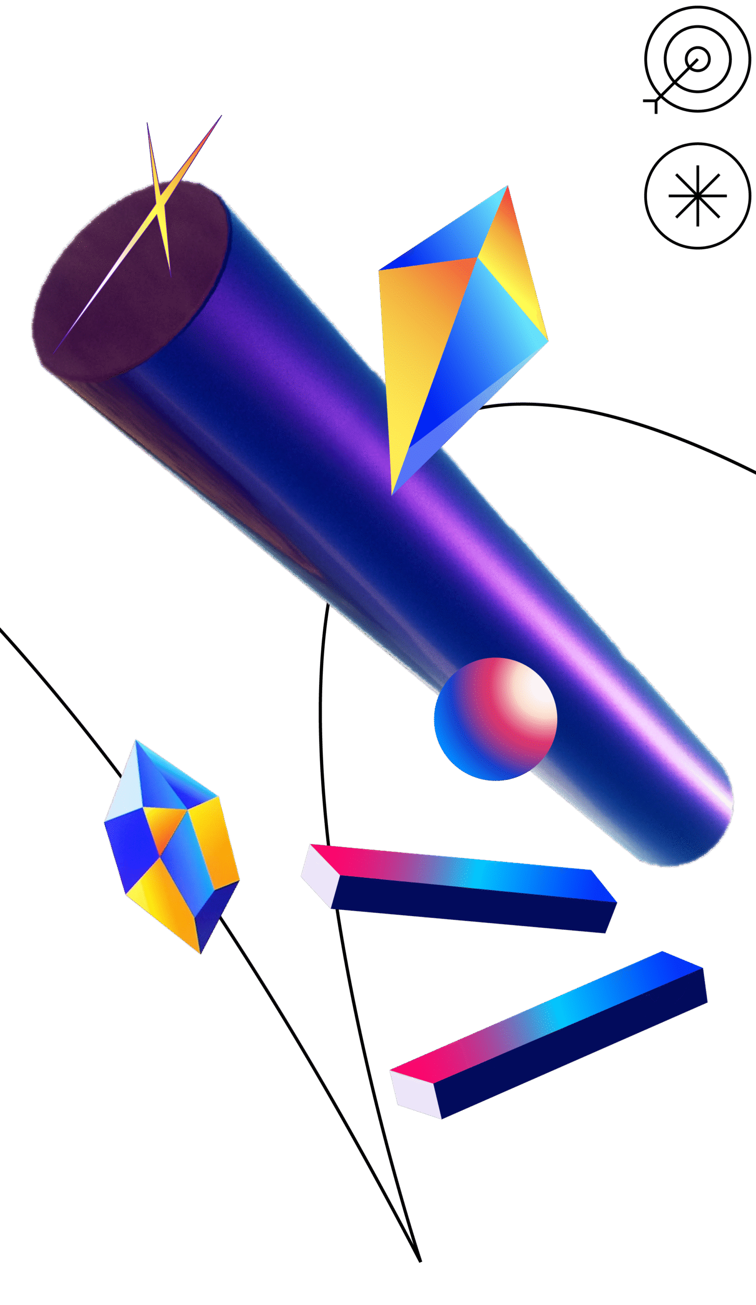 Typography in Between Dimensions Motion Array – motion graphics project, 3d, shapes, gradients