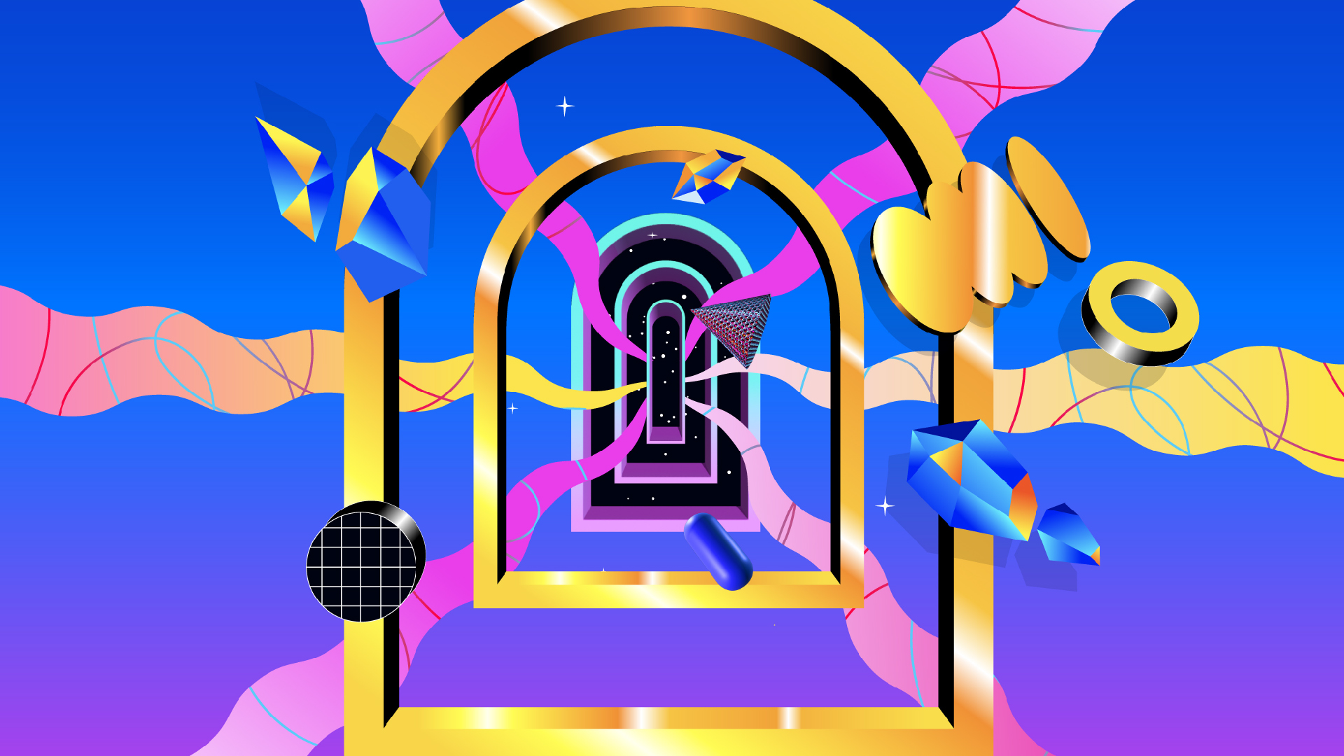 Between Dimensions Motion Array – geometric elements and experimental design