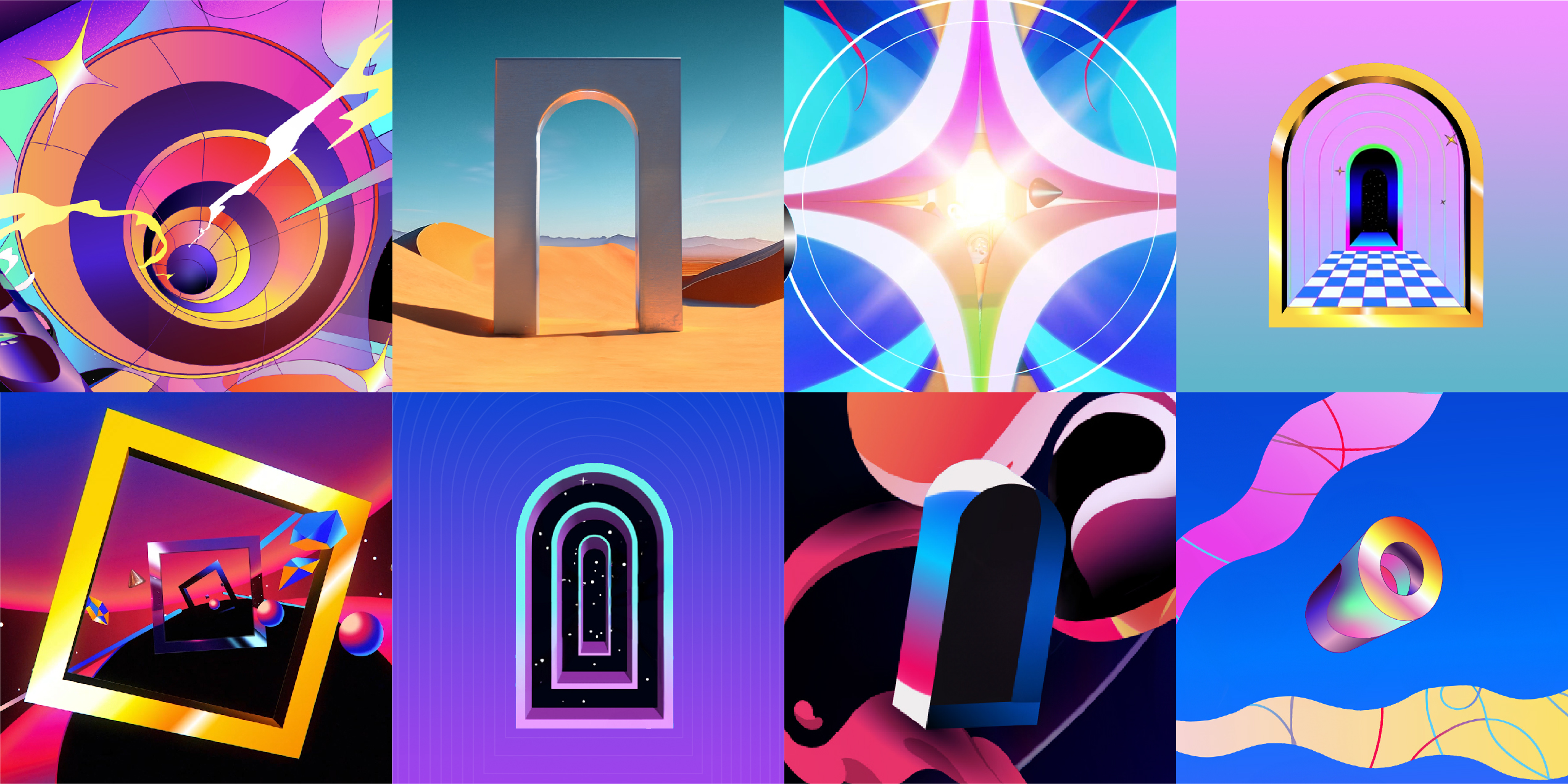 Between Dimensions Motion Array – 3D portals animation by PES Motion Studio