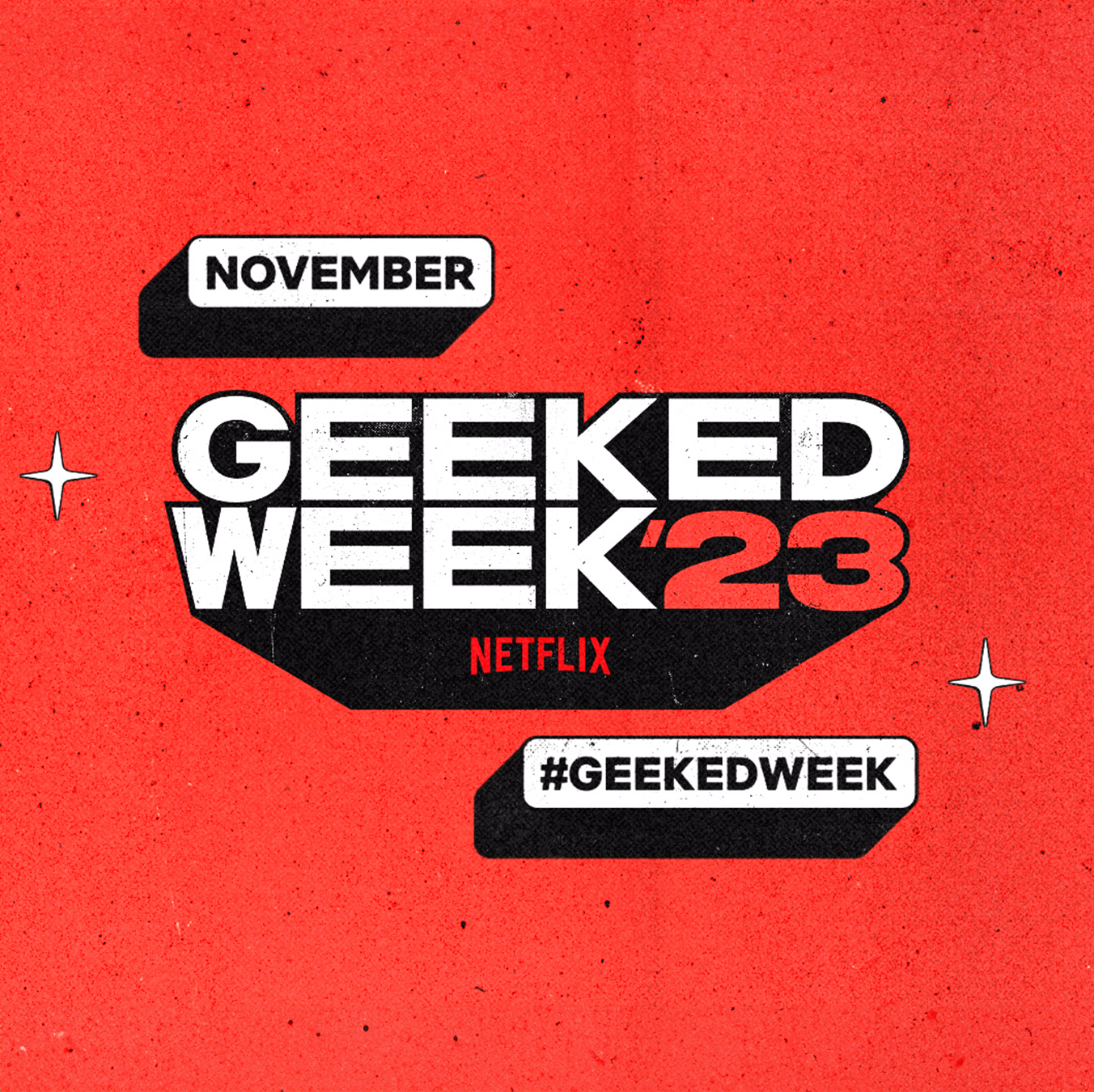 Netflix Geeked Week 2023 Branding | PES Motion Studio