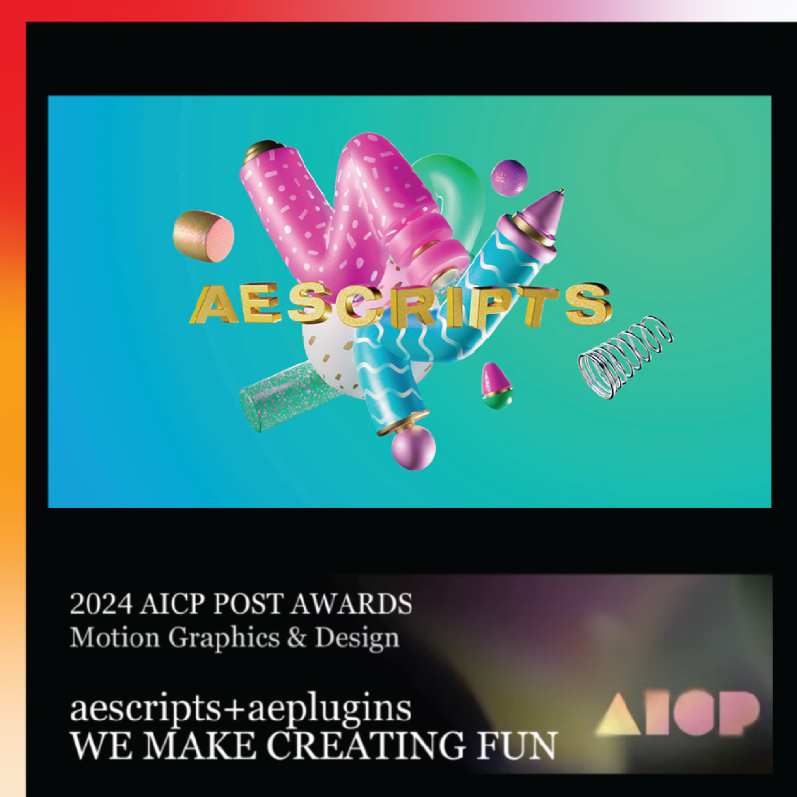 Motion graphics and design project by PES Motion Studio, finalist at the 2024 AICP Awards for creative animation and motion design.