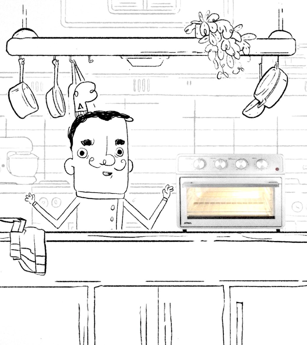 Creative animation by PES Motion Studio for ATMA campaign, blending motion design and storytelling.