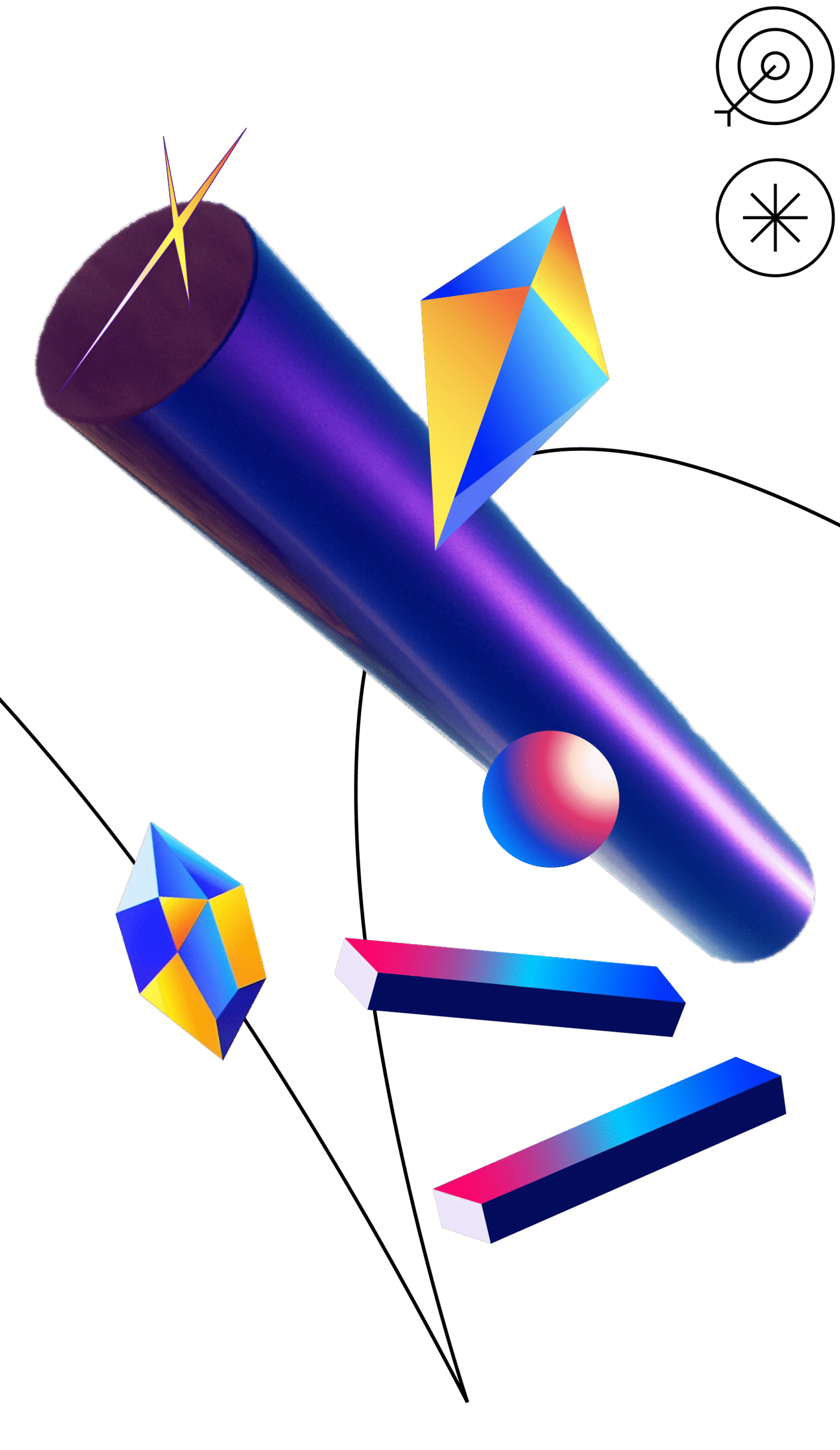 Typography in Between Dimensions Motion Array – motion graphics project, 3d, shapes, gradients