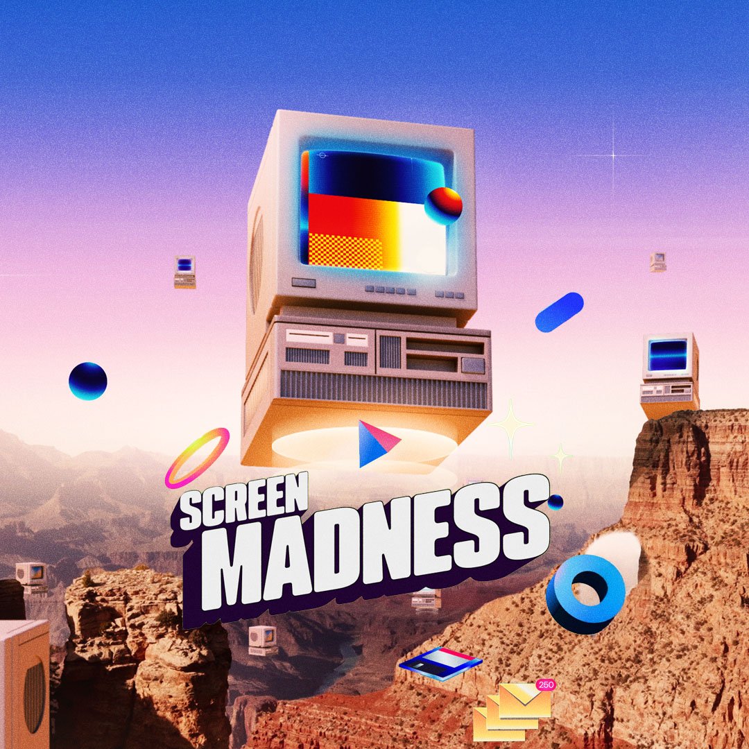 Screen Madness retro glitch preview. Pes Motion Studio.